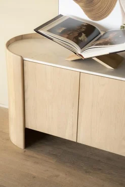 Eleonora Dressoir Don Marmer/Naturel 165cm