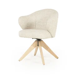 Eleonora Eetkamerstoel Connor Beige/Naturel Donna