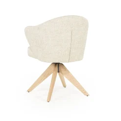 Eleonora Eetkamerstoel Connor Beige/Naturel Donna