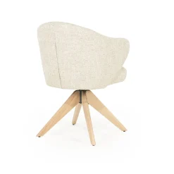 Eleonora Eetkamerstoel Connor Beige/Naturel Donna