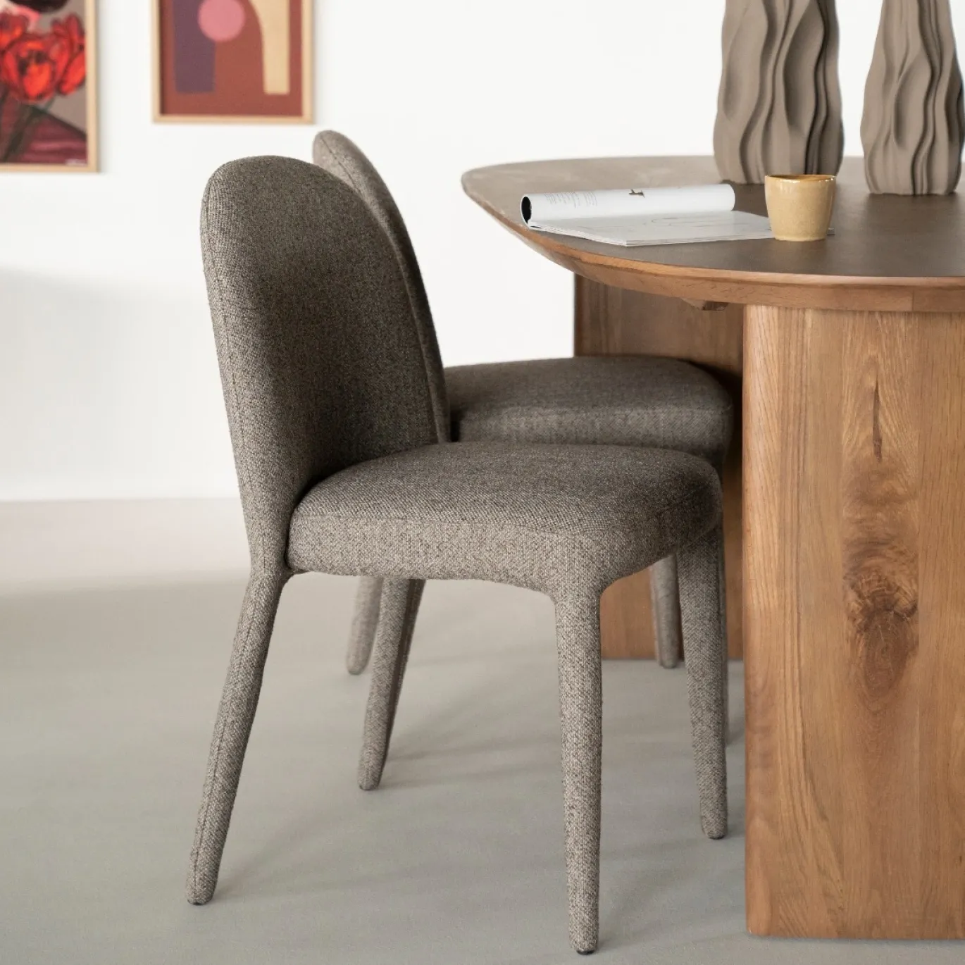 Eleonora Eetkamerstoel Jaxx Taupe Toscane