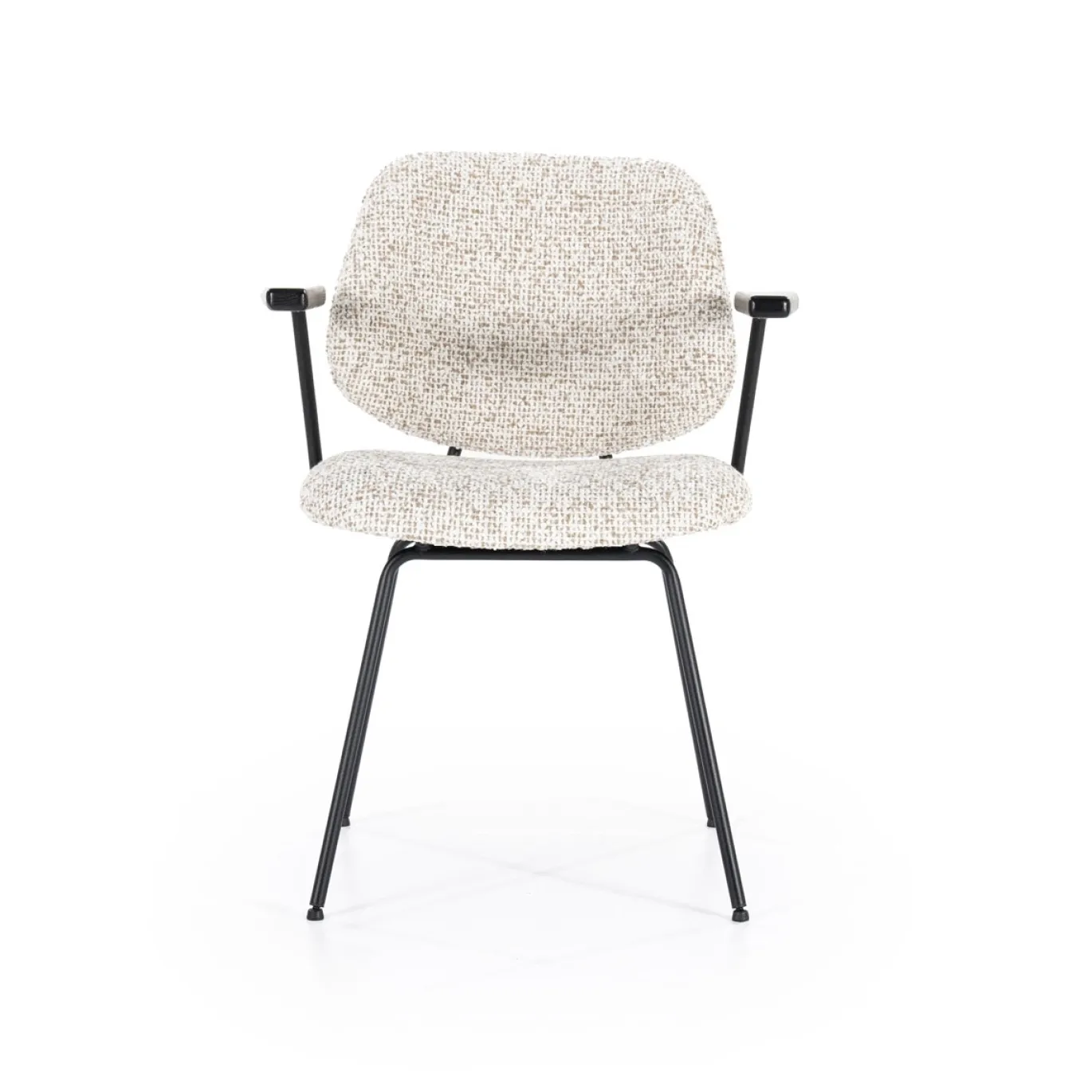 Eleonora Eetkamerstoel Jon Met Armleuning Beige Maywood