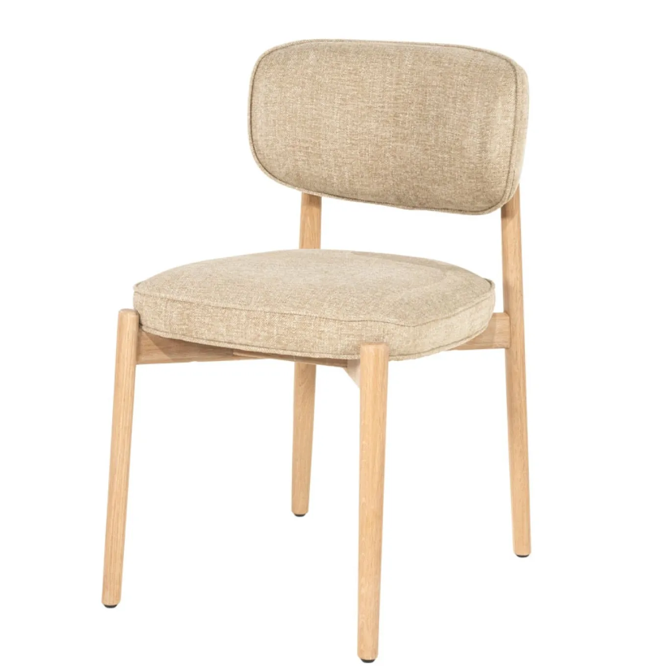 Eleonora Eetkamerstoel Rune Naturel Taupe Serene