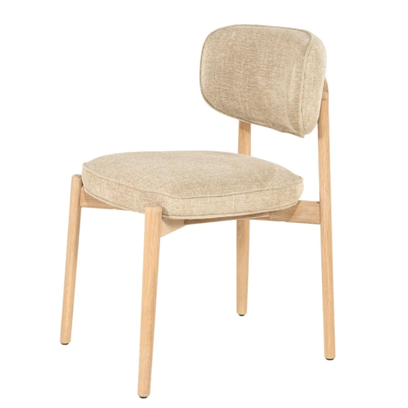Eleonora Eetkamerstoel Rune Naturel Taupe Serene