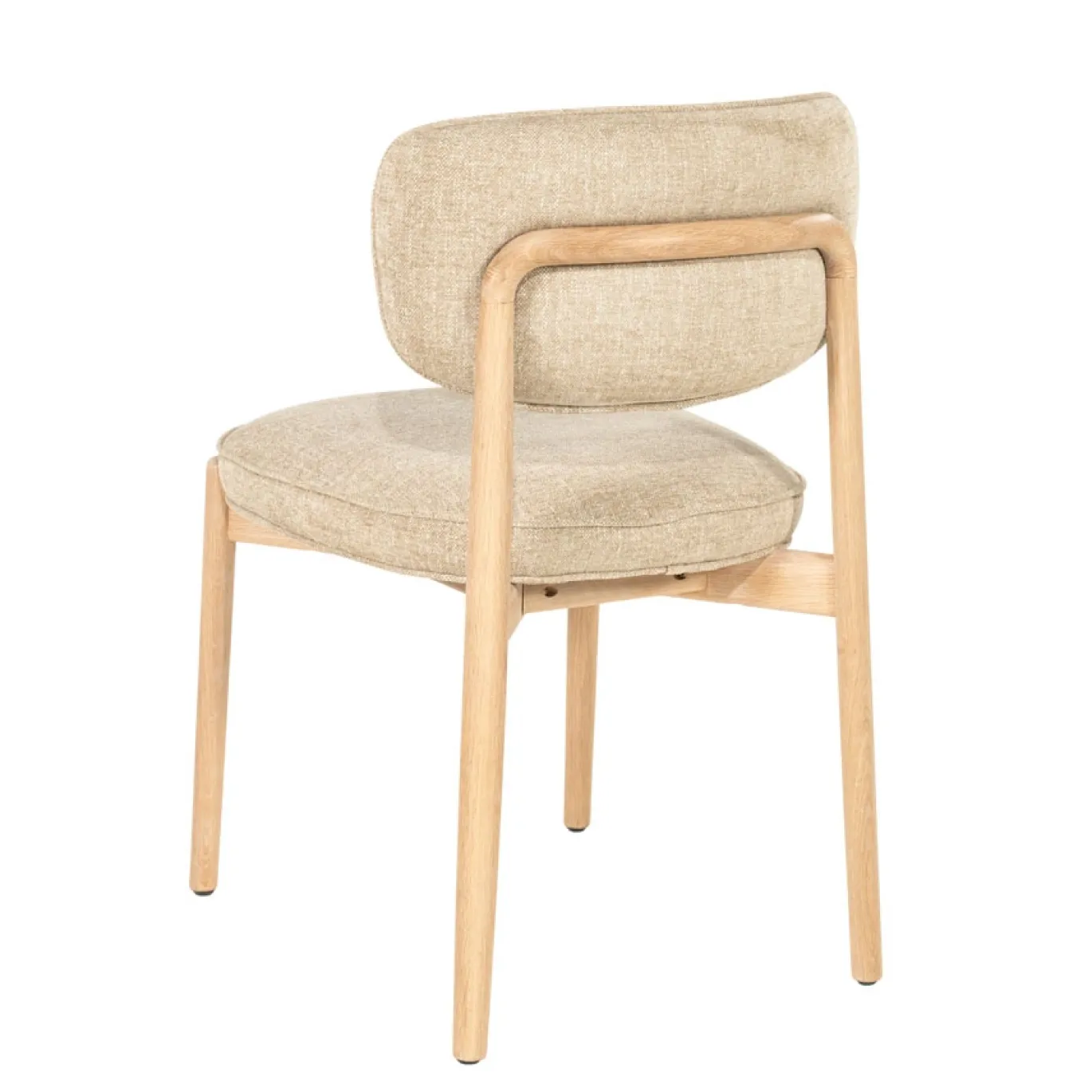 Eleonora Eetkamerstoel Rune Naturel Taupe Serene