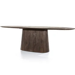 Eleonora Eettafel Aron Ovaal Bruin 200cm