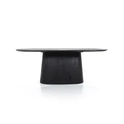 Eleonora Eettafel Aron Ovaal Zwart 200cm