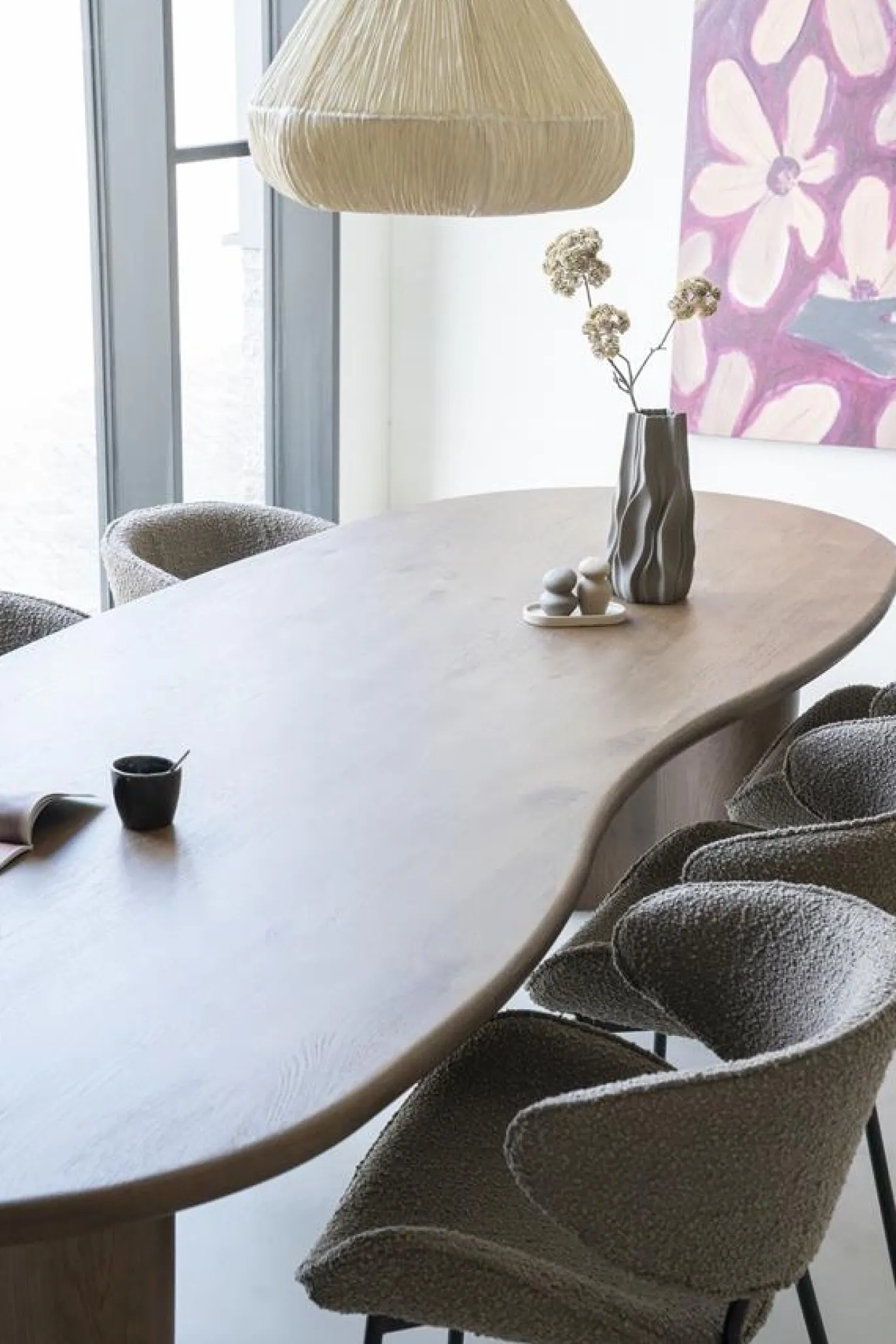 Eleonora Eettafel Josh 250x110cm Bruin