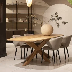 Eleonora Eettafel Nikki 280x100cm Naturel