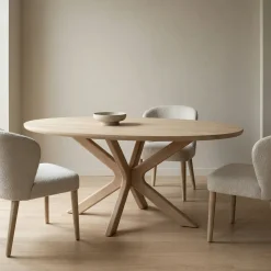 Eleonora Eettafel Tycho 160x110cm Naturel