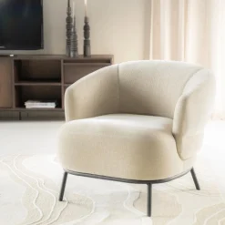 Eleonora Fauteuil David Taupe Safari