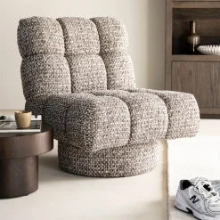 Eleonora Fauteuil Fenna Taupe Vive