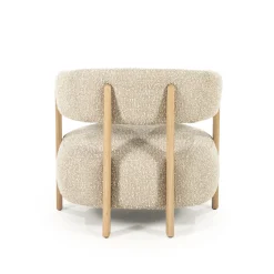 Eleonora Fauteuil Lola Taupe Hush