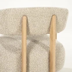 Eleonora Fauteuil Lola Taupe Hush