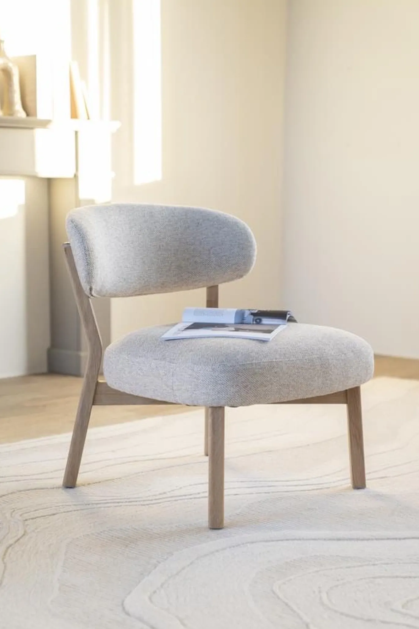Eleonora Fauteuil Mikky Naturel/Beige Moon