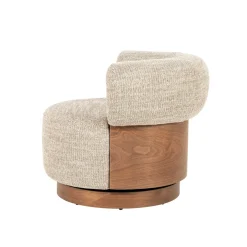 Eleonora Fauteuil Nila Bruin Taupe Vanu