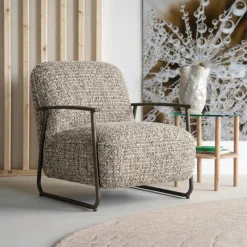 Eleonora Fauteuil Norel Taupe Vive