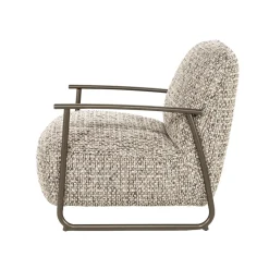 Eleonora Fauteuil Norel Taupe Vive