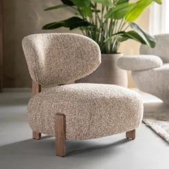 Eleonora Fauteuil Reza Bruin Taupe Bay