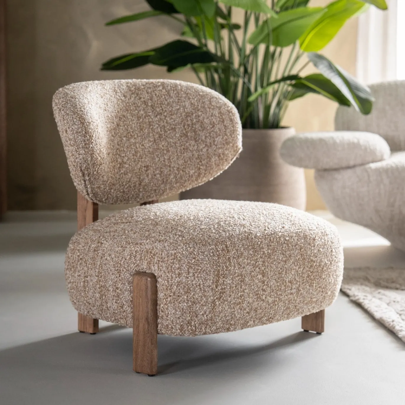 Eleonora Fauteuil Reza Bruin Taupe Bay