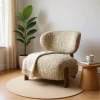 Eleonora Fauteuil Reza Bruin Beige Bay