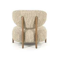 Eleonora Fauteuil Reza Bruin Beige Bay