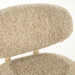 Eleonora Fauteuil Reza Naturel Taupe Bay