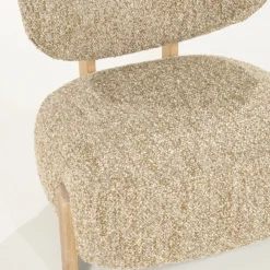 Eleonora Fauteuil Reza Naturel Taupe Bay