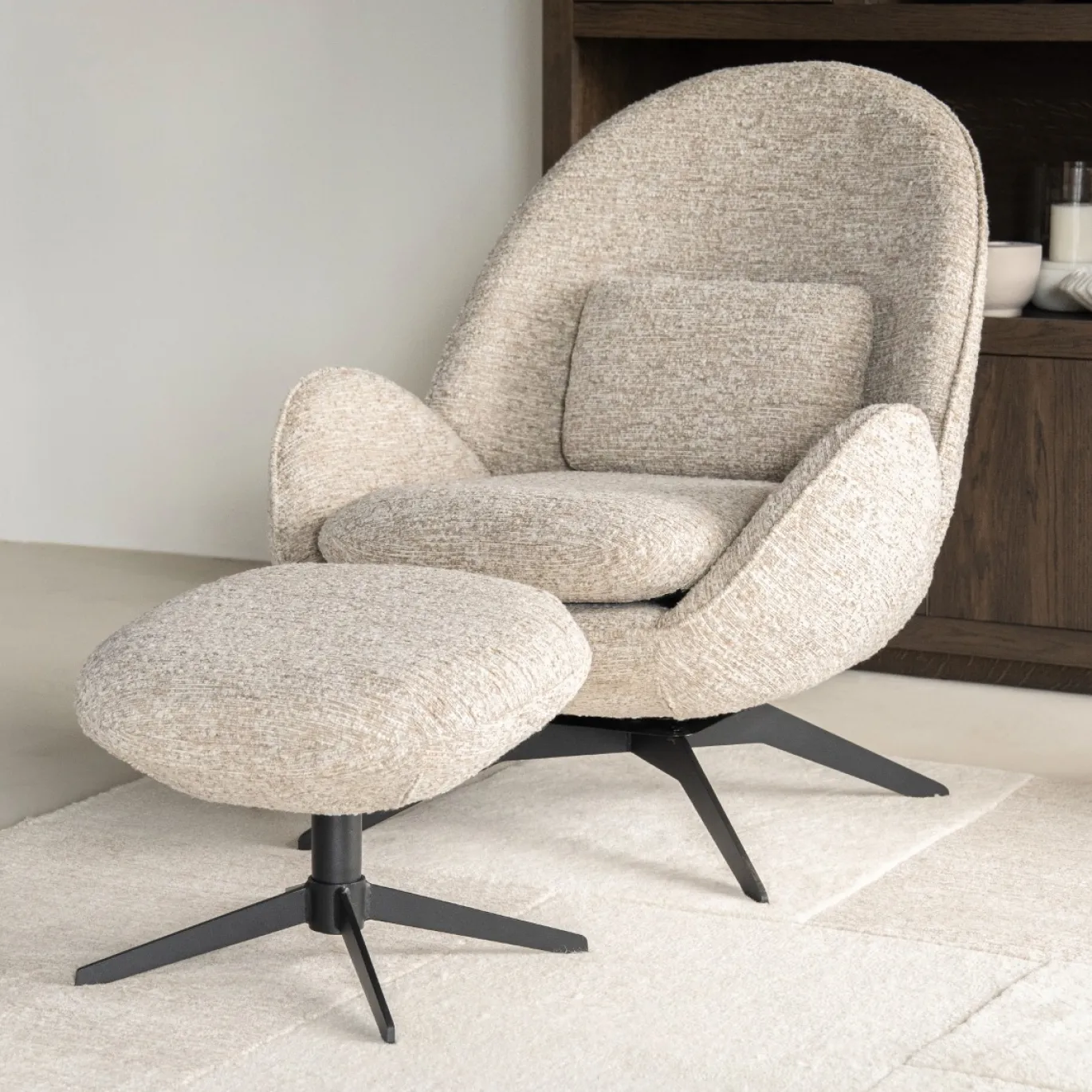 Eleonora Fauteuil Ryan Beige Zora