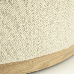Eleonora Poef Avah Beige Mantz Large