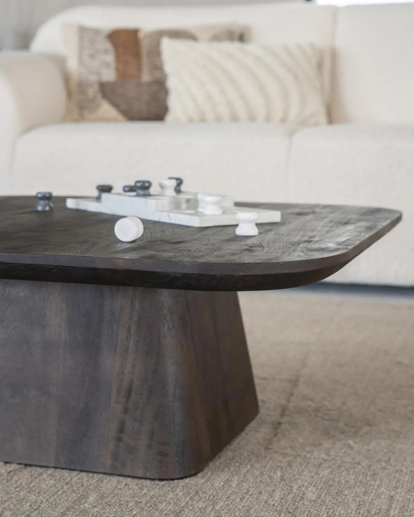Eleonora Salontafel Aron Vierkant 80x80 Bruin