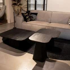 Eleonora Salontafel Aron Vierkant 80x80 Zwart