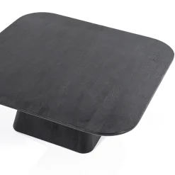 Eleonora Salontafel Aron Vierkant 80x80 Zwart