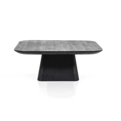Eleonora Salontafel Aron Vierkant 80x80 Zwart