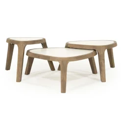 Eleonora Salontafel Fred Marmer/Bruin Large