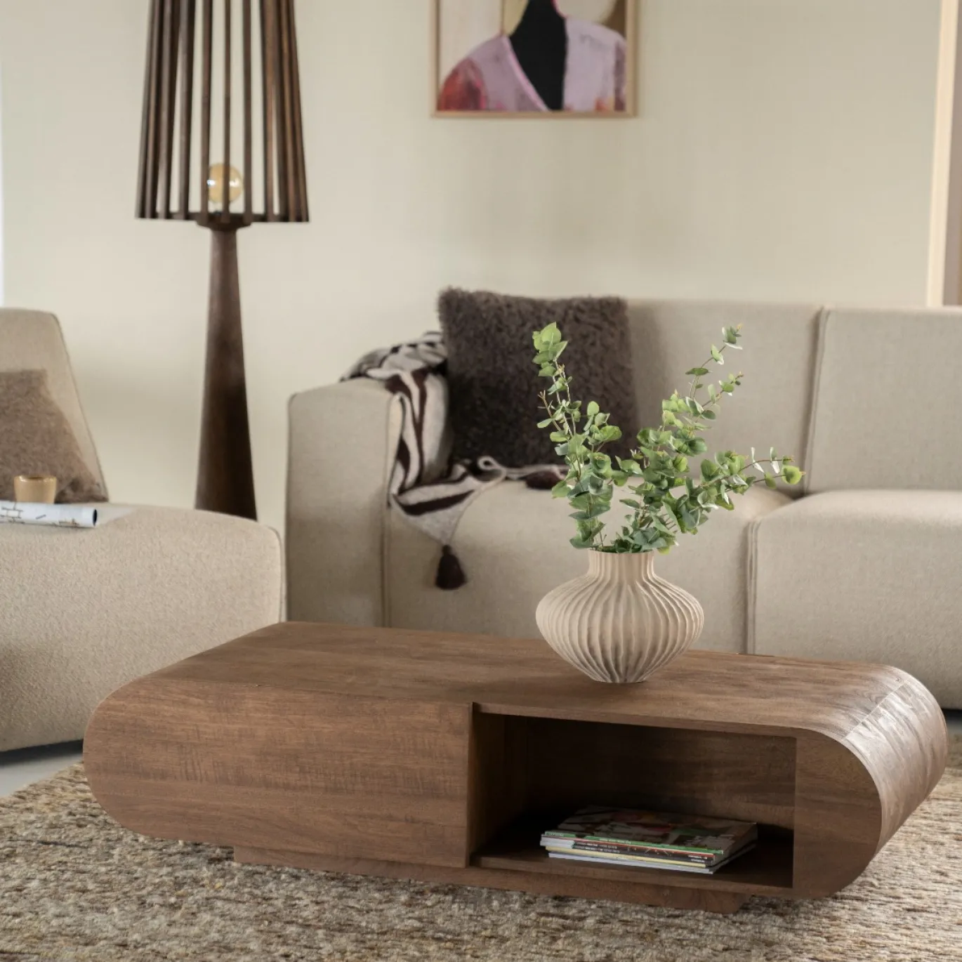 Eleonora Salontafel King Bruin 130cm