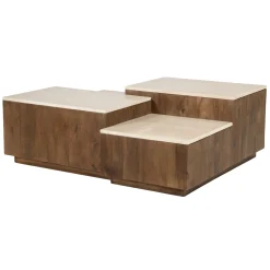 Eleonora Salontafel Quido Marmer/Bruin