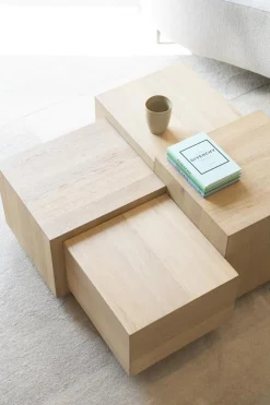 Eleonora Salontafel Quinten Vierkant Naturel