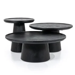 Eleonora Salontafel Ron Zwart 66x39cm