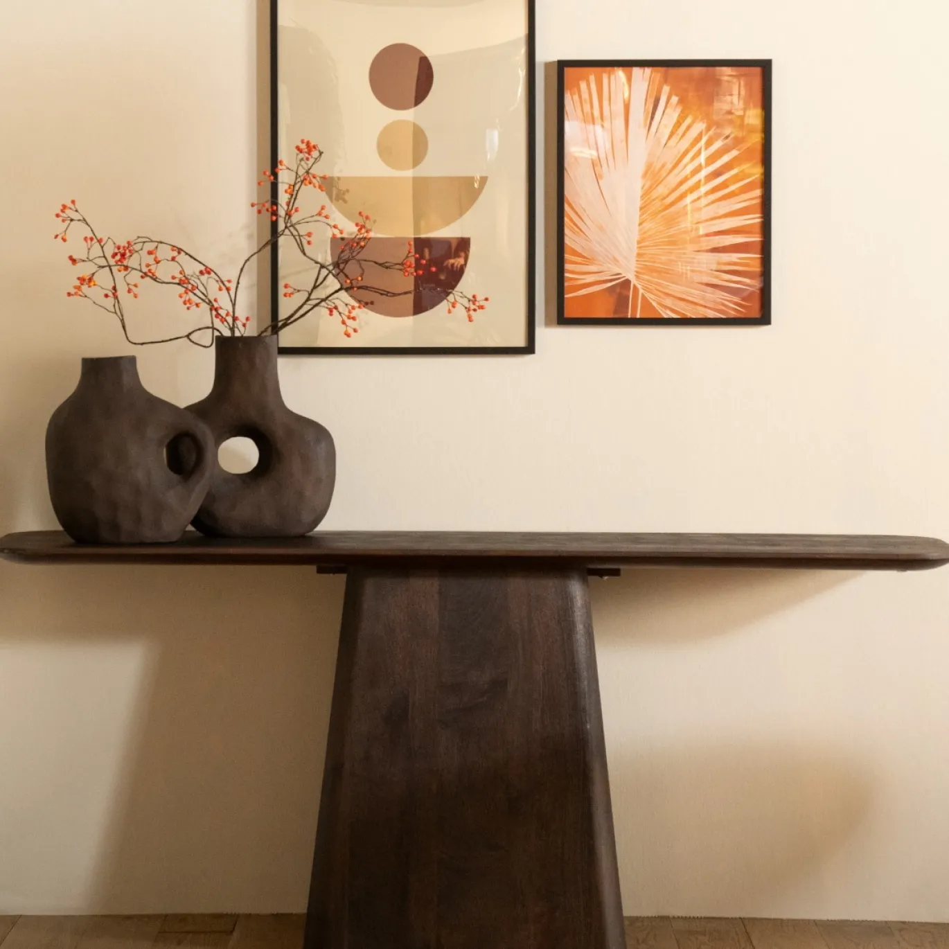 Eleonora Sidetable Aron 180x40 Bruin