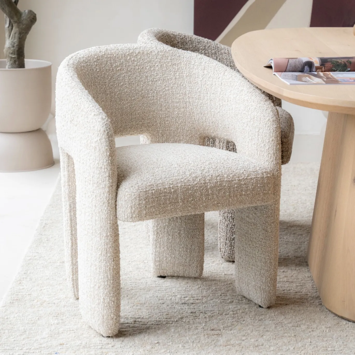 Eleonora Stoel Hamilton Beige Asti