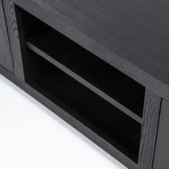 Eleonora Tv-meubel Helsinki Zwart 160 cm 2-deurs