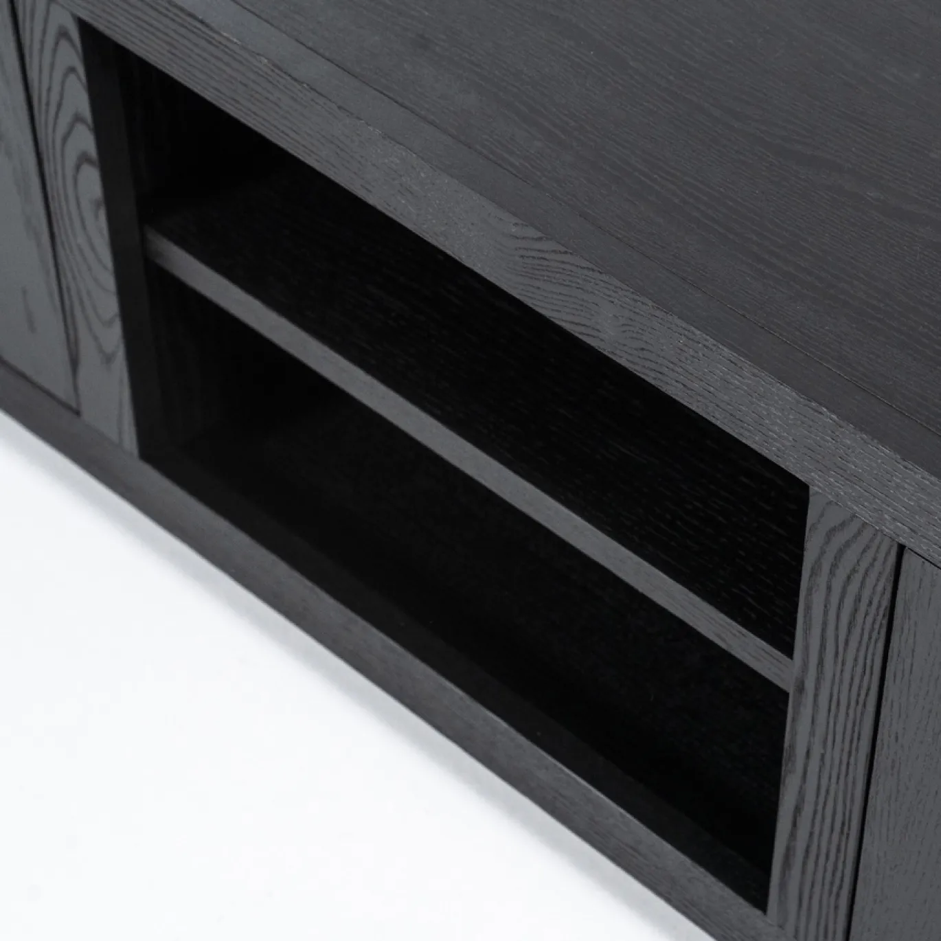 Eleonora Tv-meubel Helsinki Zwart 160 cm 2-deurs
