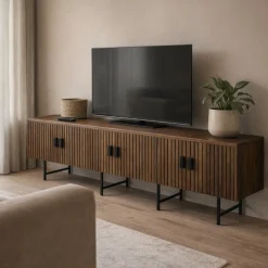 Eleonora Tv-meubel Remi Mangohout Bruin 6-deurs