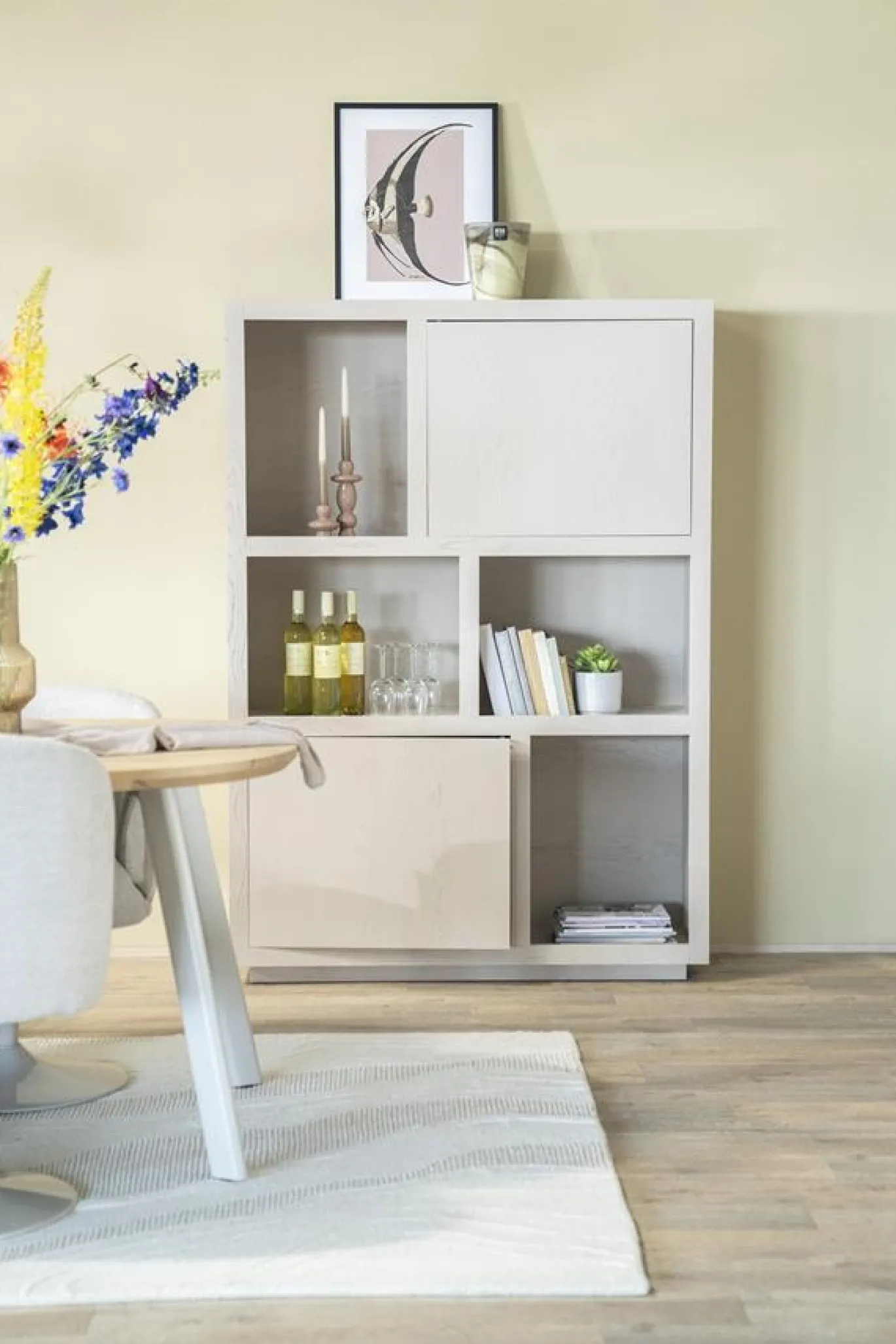 Eleonora Wandkast Helsinki 120x170cm Taupe