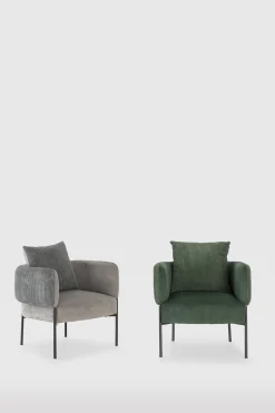 Fauteuil Aruni Lichtgrijs - Giga Meubel