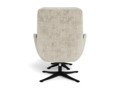 Fauteuil Bennett Met Voetenbank Juto Beige - Giga Living