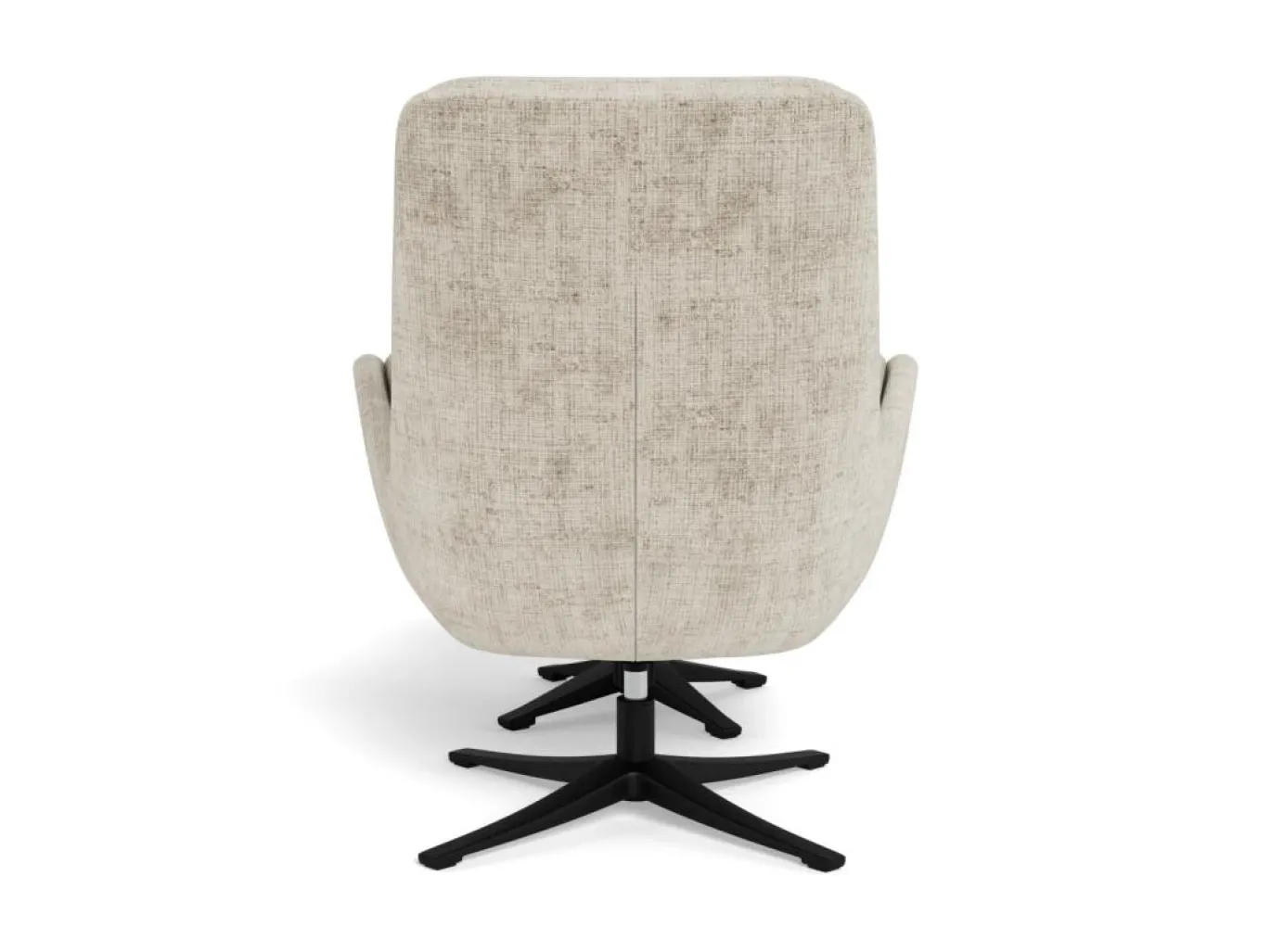 Fauteuil Bennett Met Voetenbank Juto Beige - Giga Living