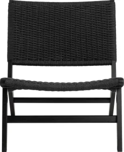 Fauteuil Carter Zwart - Giga Living