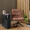 Fauteuil Cervona Bruin Draaibaar - Giga Living